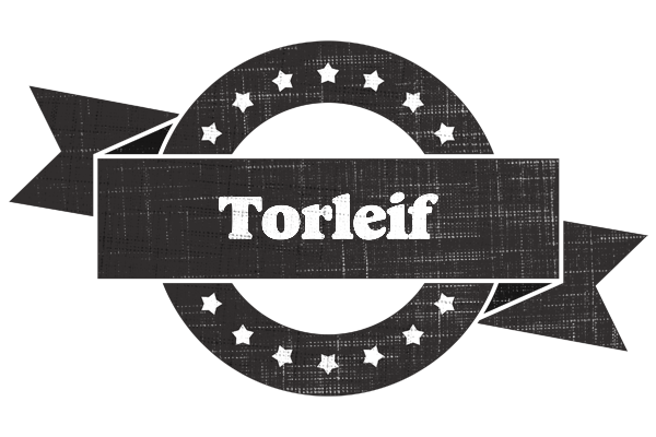 Torleif grunge logo