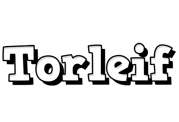 Torleif snowing logo