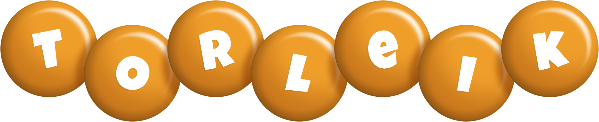 Torleik candy-orange logo