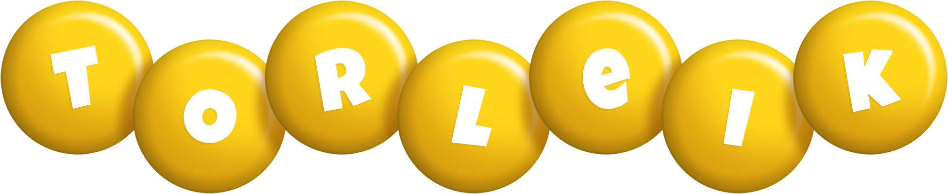 Torleik candy-yellow logo