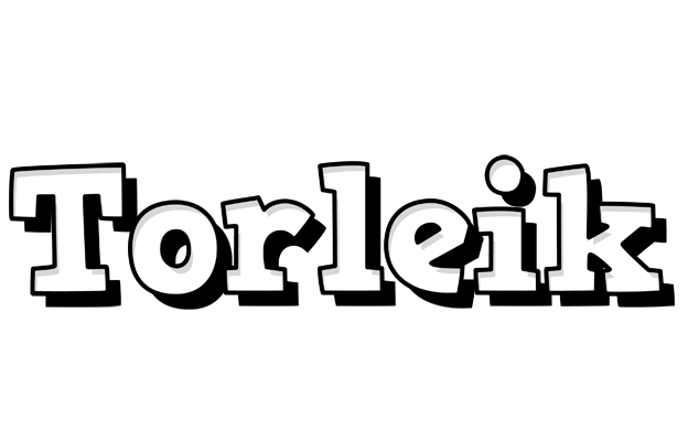 Torleik snowing logo