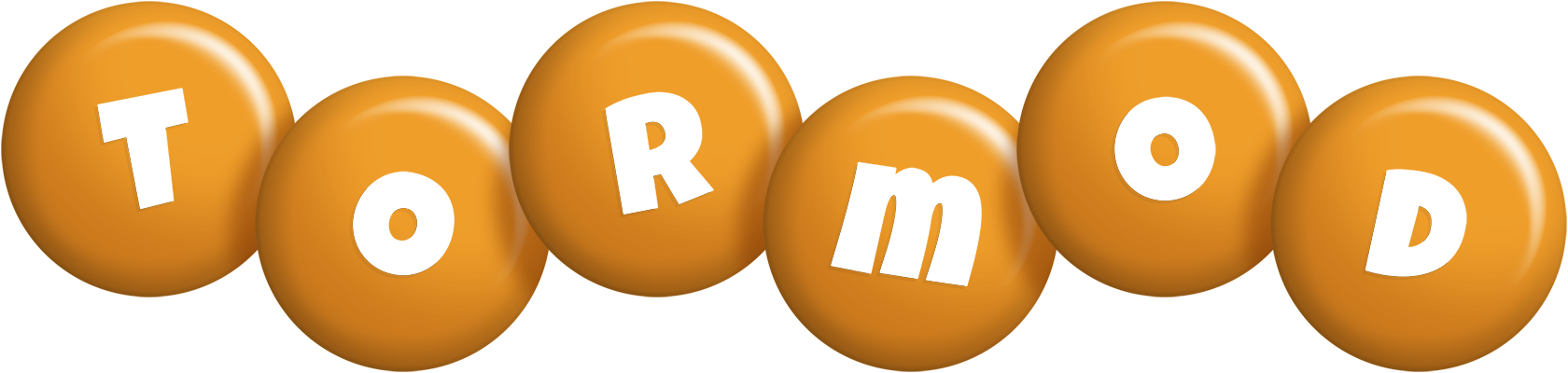 Tormod candy-orange logo