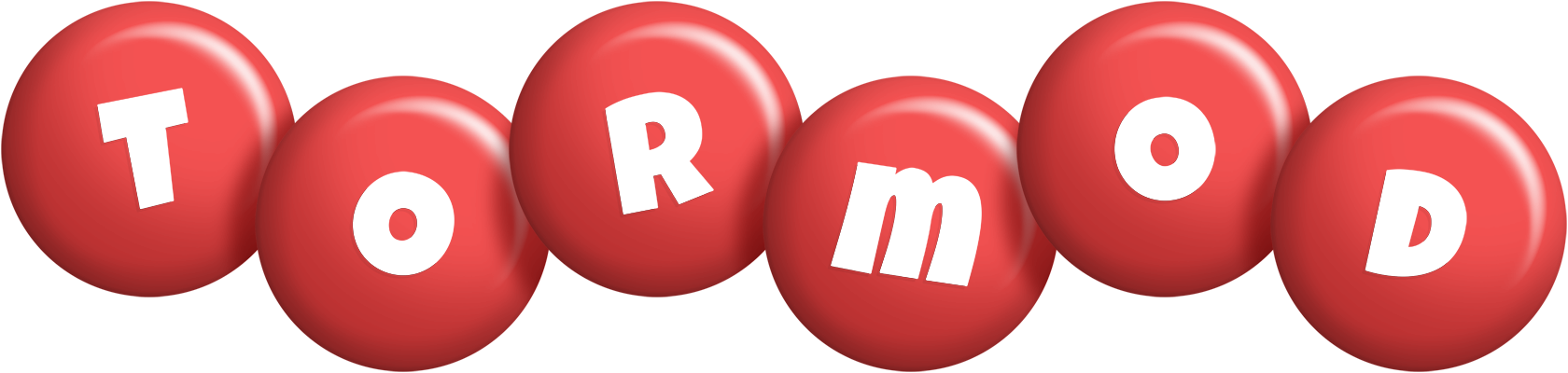 Tormod candy-red logo