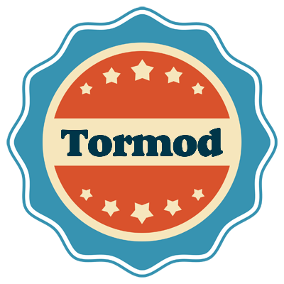 Tormod labels logo