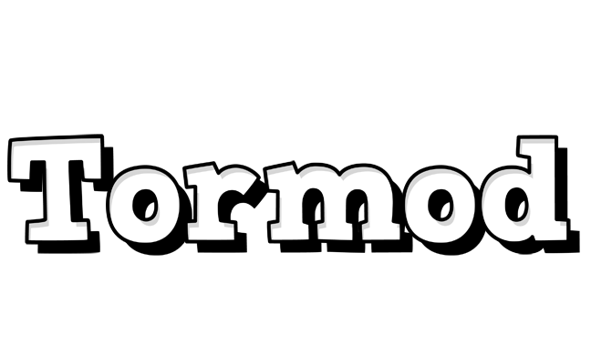 Tormod snowing logo