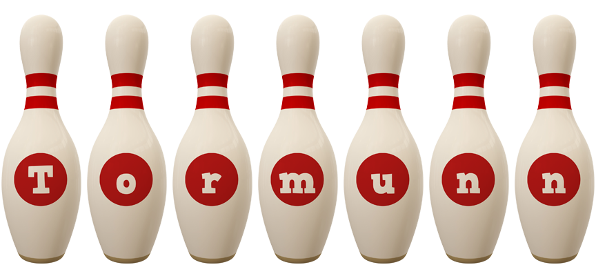 Tormunn bowling-pin logo