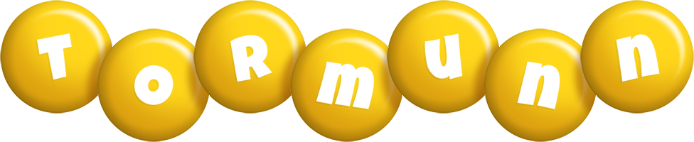 Tormunn candy-yellow logo