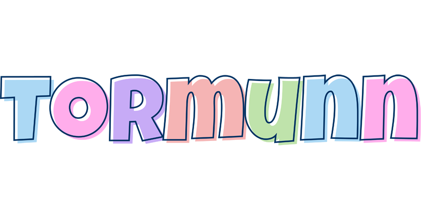 Tormunn pastel logo