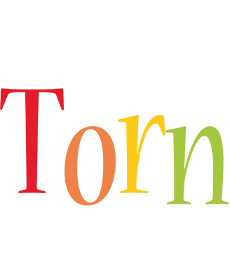 Torn birthday logo