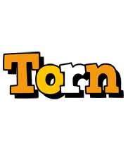 Torn cartoon logo