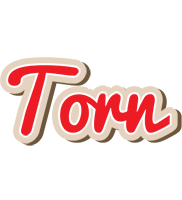 Torn chocolate logo