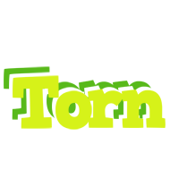 Torn citrus logo