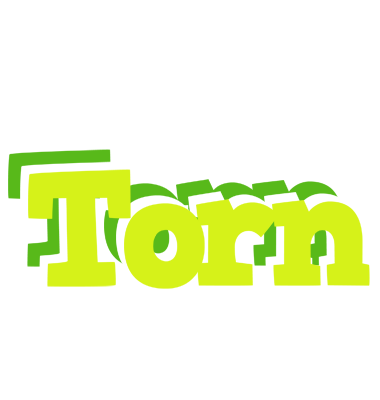 Torn citrus logo