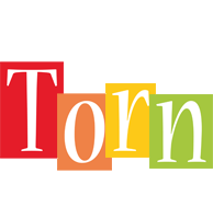 Torn colors logo