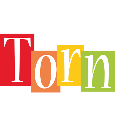 Torn colors logo