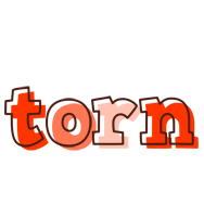 Torn paint logo