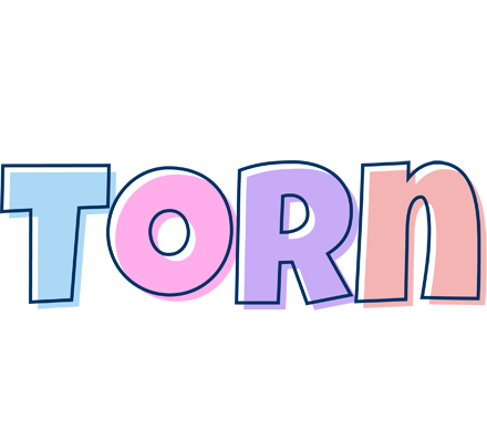 Torn pastel logo