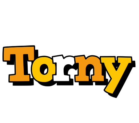 Torny cartoon logo
