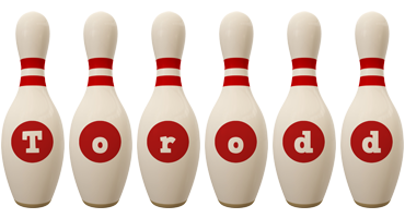 Torodd bowling-pin logo
