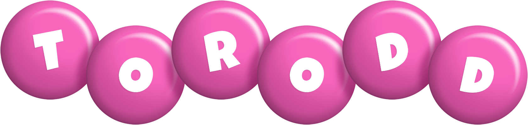 Torodd candy-pink logo
