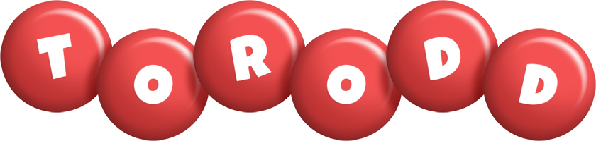 Torodd candy-red logo