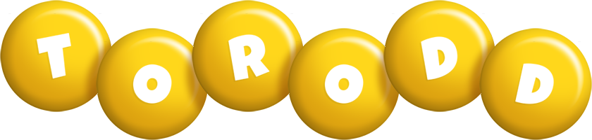 Torodd candy-yellow logo