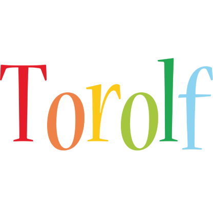 Torolf birthday logo