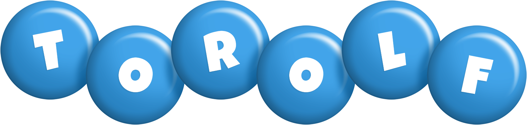 Torolf candy-blue logo
