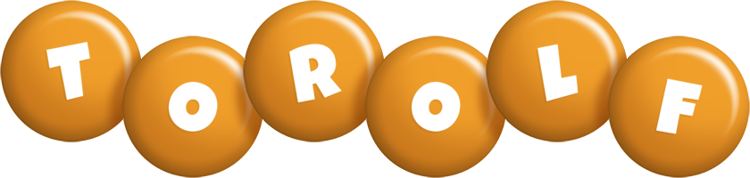 Torolf candy-orange logo