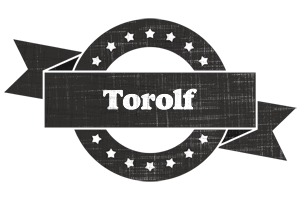Torolf grunge logo
