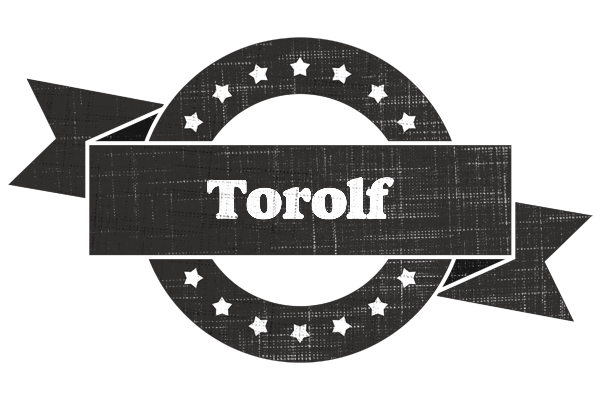Torolf grunge logo