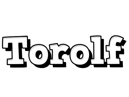 Torolf snowing logo