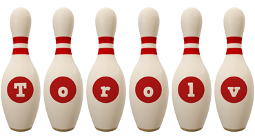 Torolv bowling-pin logo