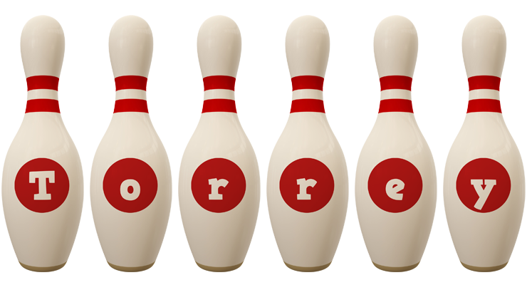 Torrey bowling-pin logo