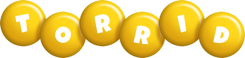 Torrid candy-yellow logo