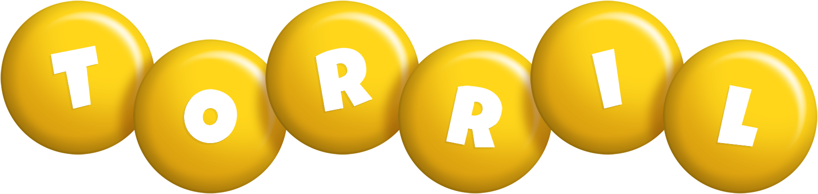 Torril candy-yellow logo
