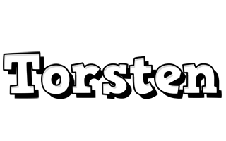 Torsten snowing logo