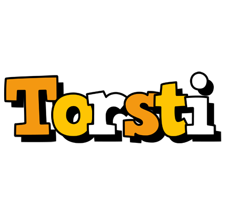 Torsti cartoon logo