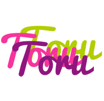 Toru flowers logo