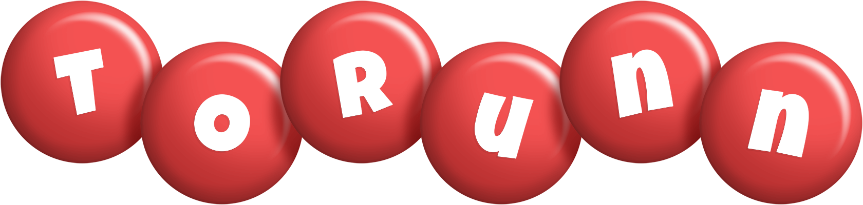 Torunn candy-red logo