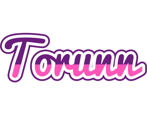 Torunn cheerful logo