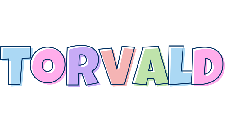Torvald pastel logo