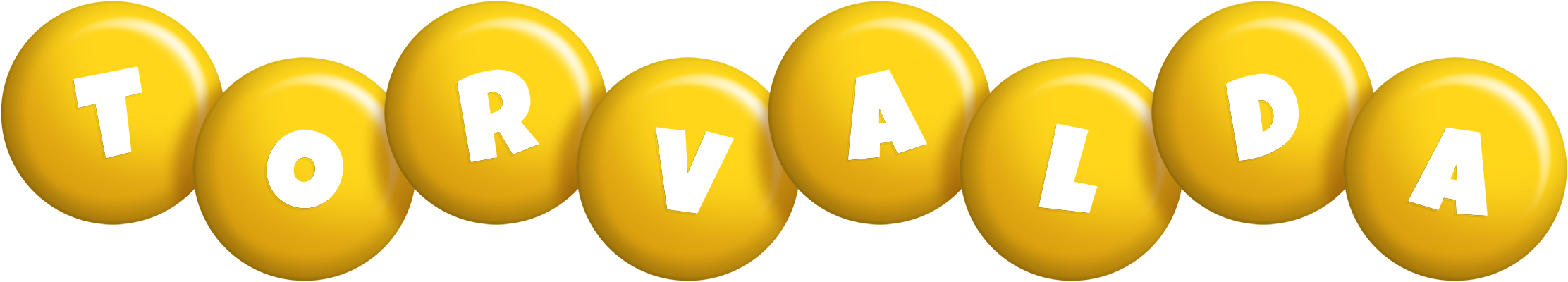 Torvalda candy-yellow logo
