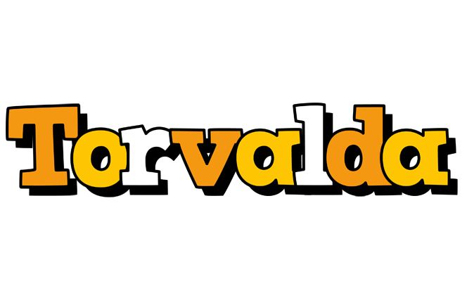 Torvalda cartoon logo