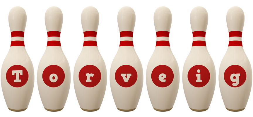 Torveig bowling-pin logo