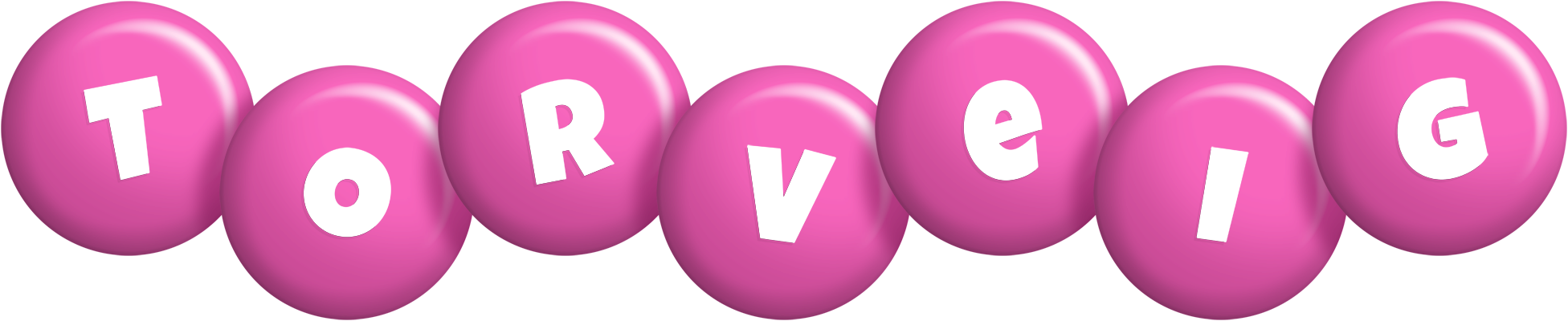 Torveig candy-pink logo