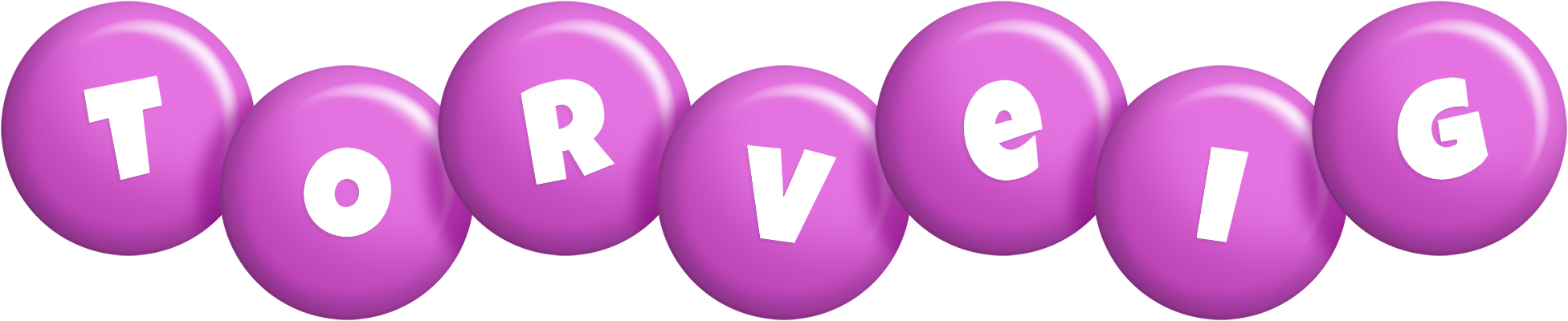 Torveig candy-purple logo
