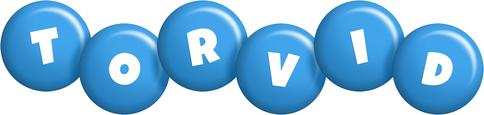 Torvid candy-blue logo