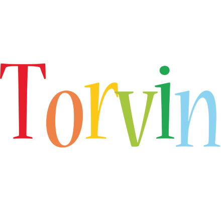 Torvin birthday logo