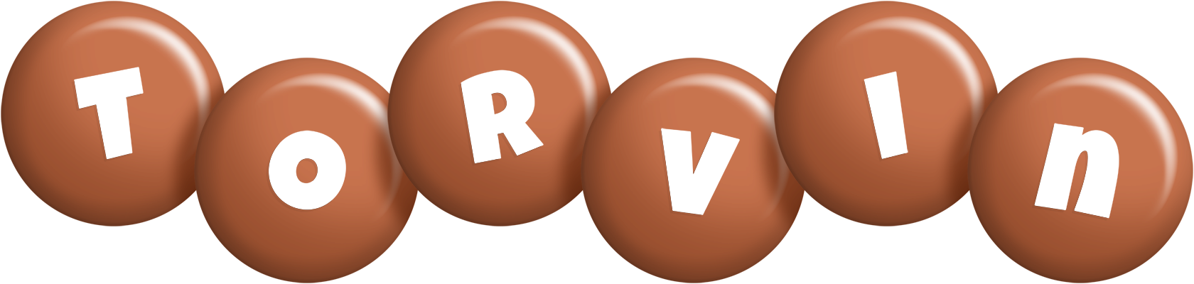 Torvin candy-brown logo